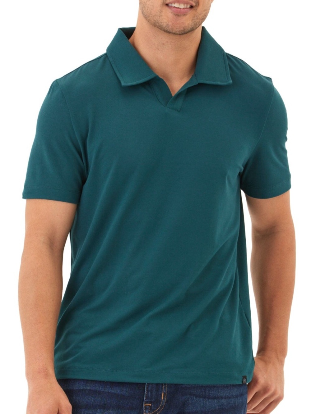 Threads 4 Thought Men's Jared Luxe Jersey Short Sleeve Polo - Medium